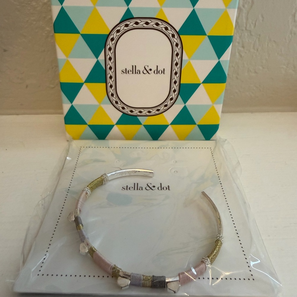 Stella & Dot Bracelet - Silver and Gold